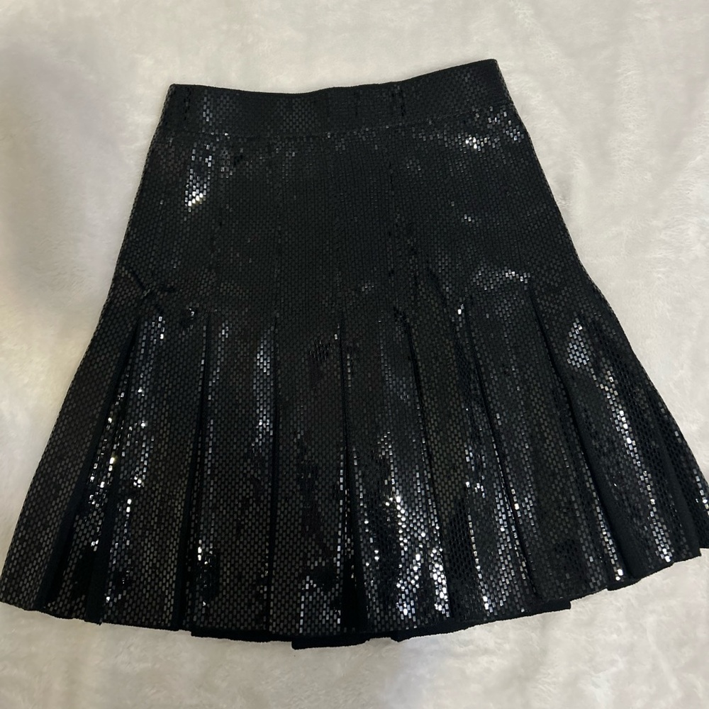box pleated black skirts mid thigh length only worn once